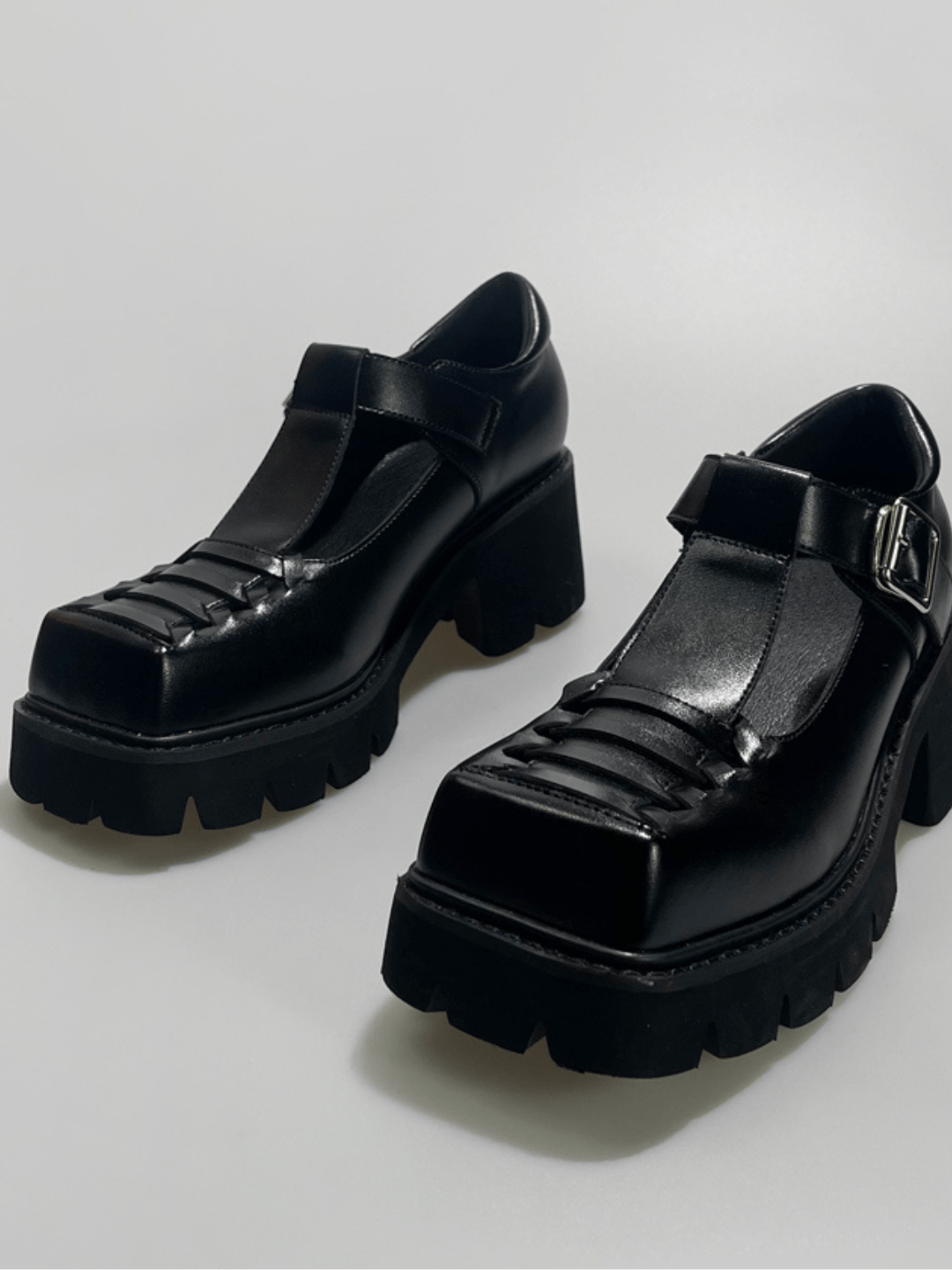 Chunky heel hollow single sandals na1244