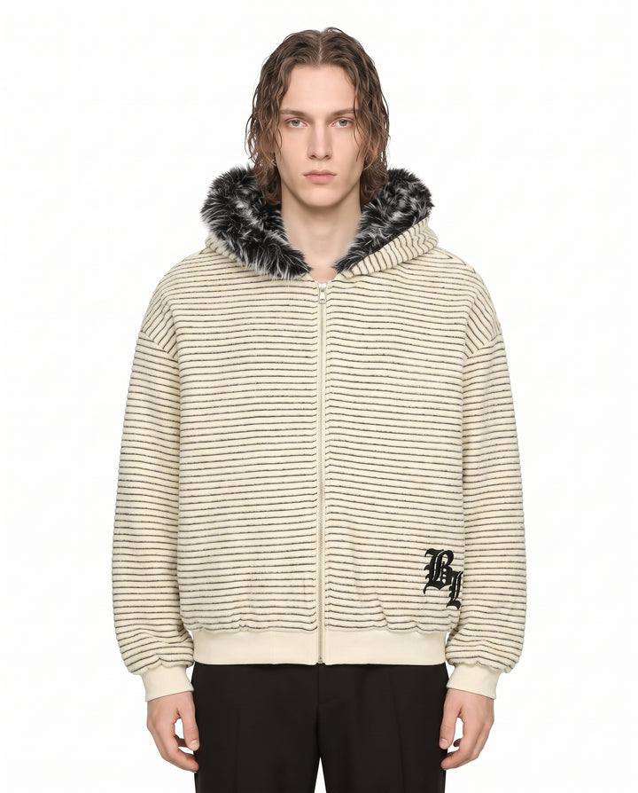 Fur Hooded Jacket na3088