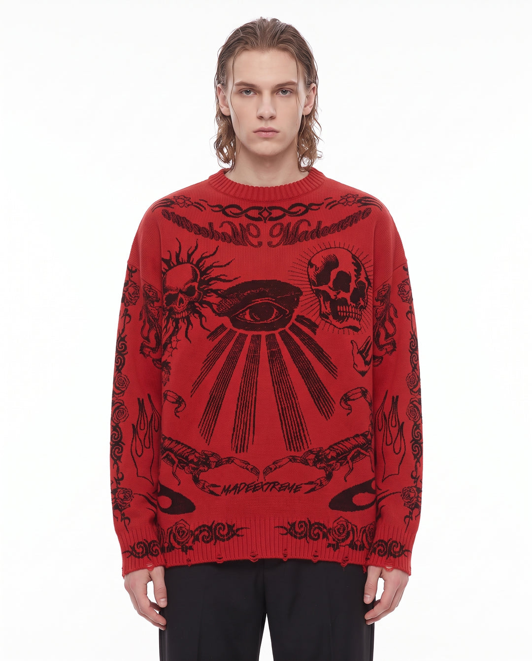 Graphic Knit Sweater na3241