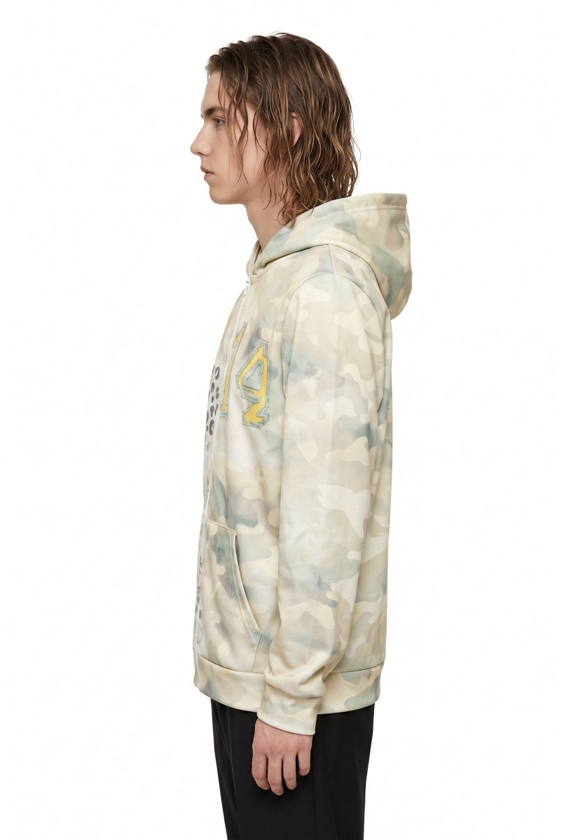 Camo Print Hoodie na2773
