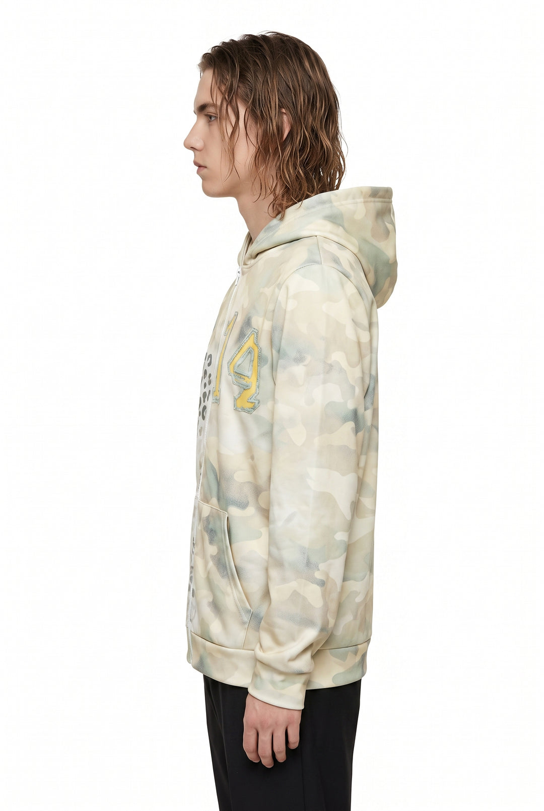 Camo Print Hoodie na2773