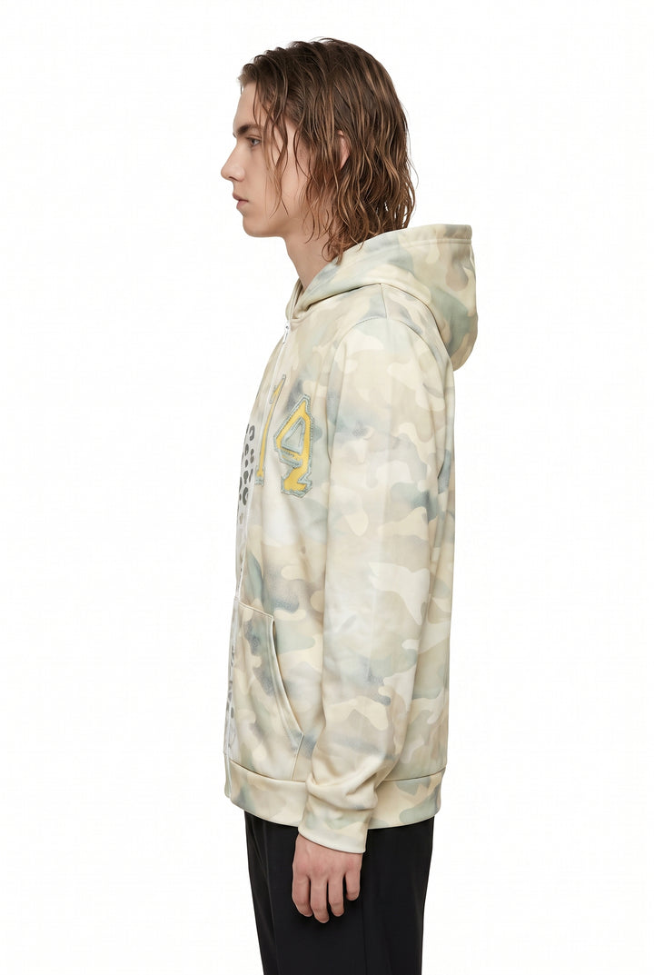 Camo Print Hoodie na2773