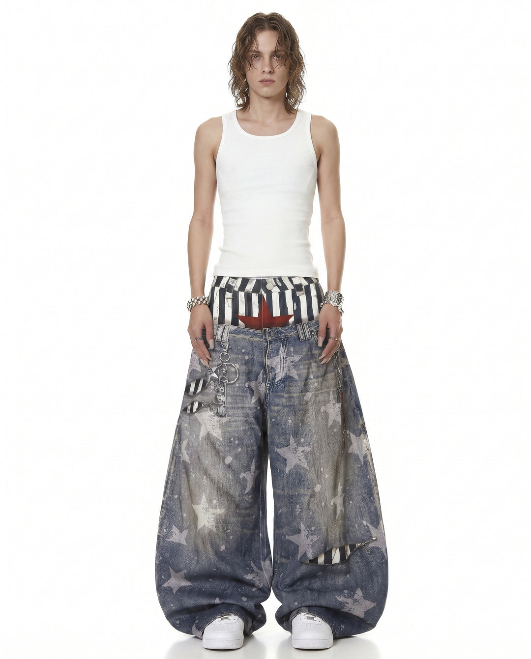 Star Baggy Jeans na3078