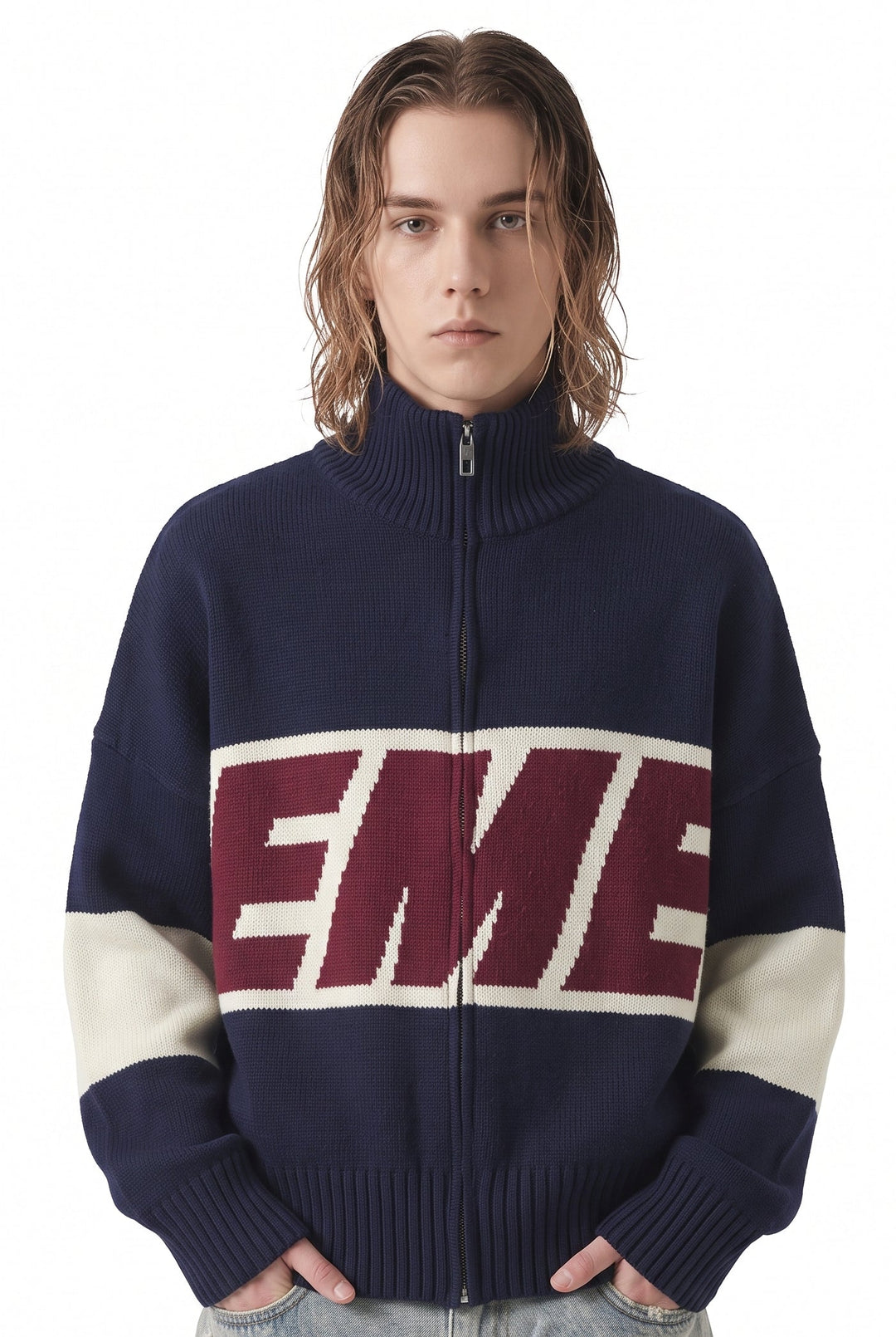 Zip Knit Jacket na2776
