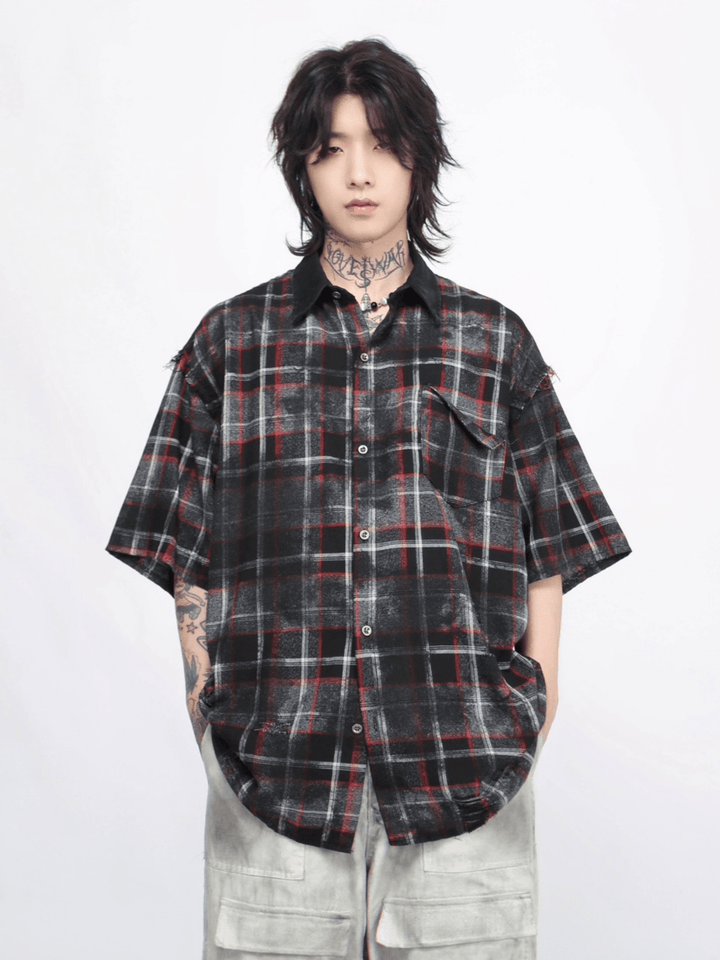 【Mz】high street oversize shirt na1268