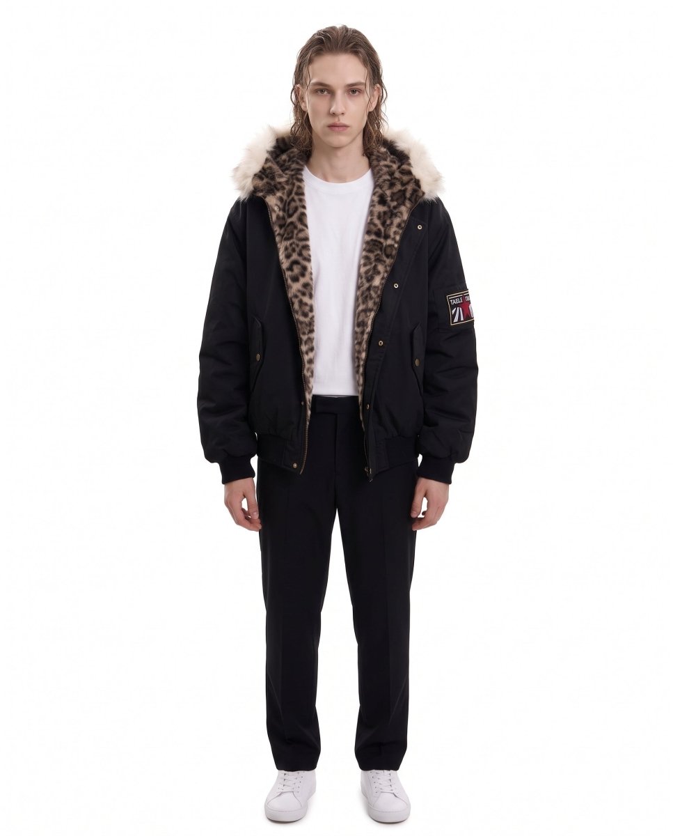Fur Bomber Jacket na3169
