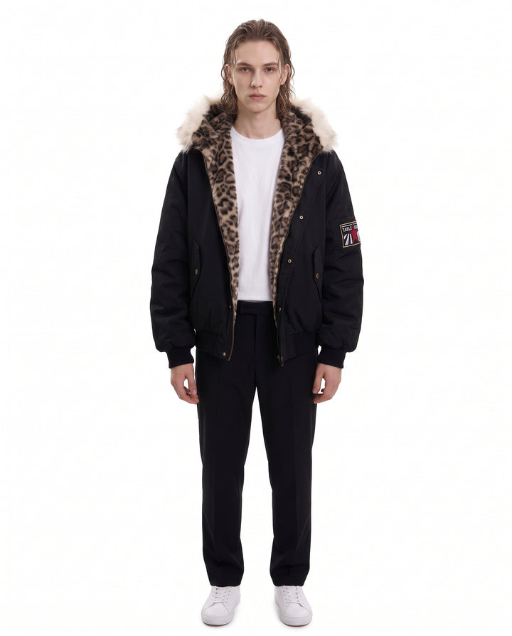 Fur Bomber Jacket na3169
