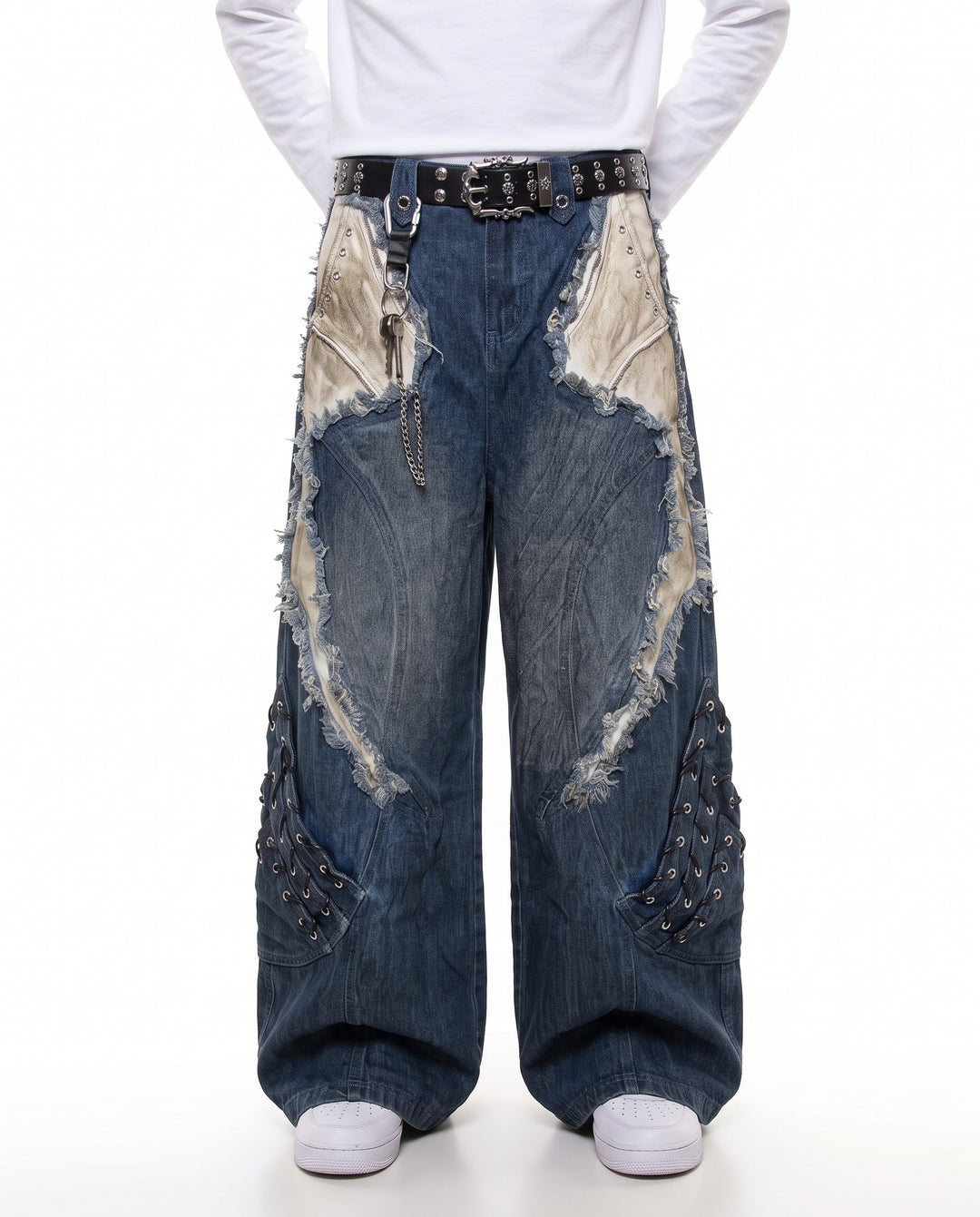 Wide Denim Pants na3200