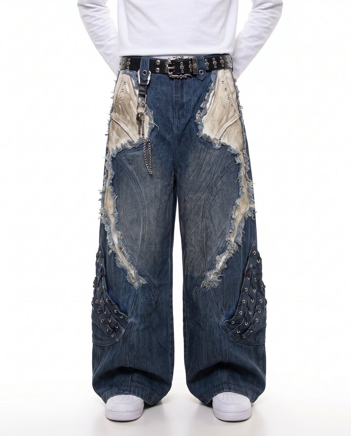 Wide Denim Pants na3200