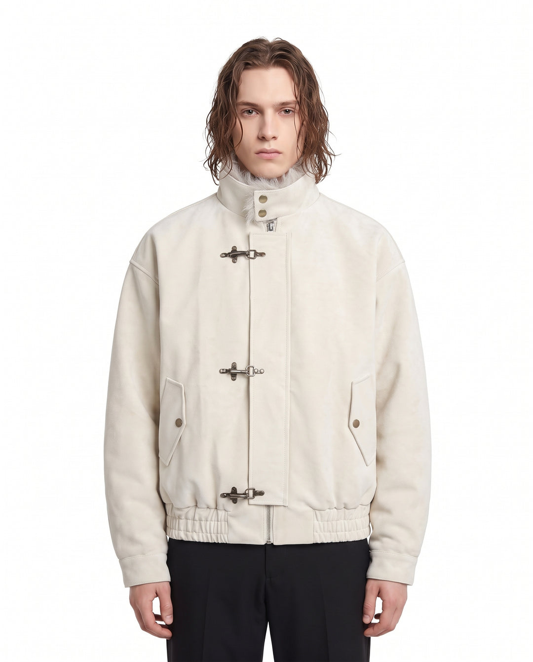 Fur Bomber Jacket na3176