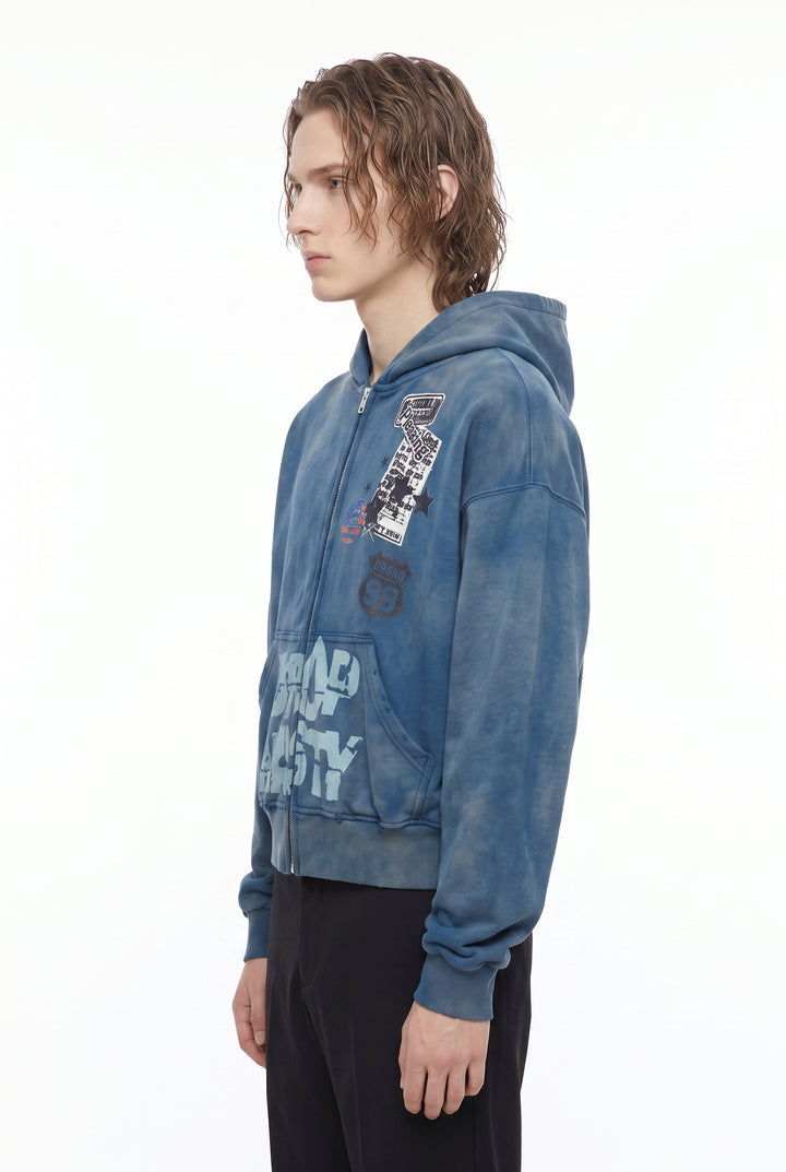 Graphic Washed Hoodie na2812
