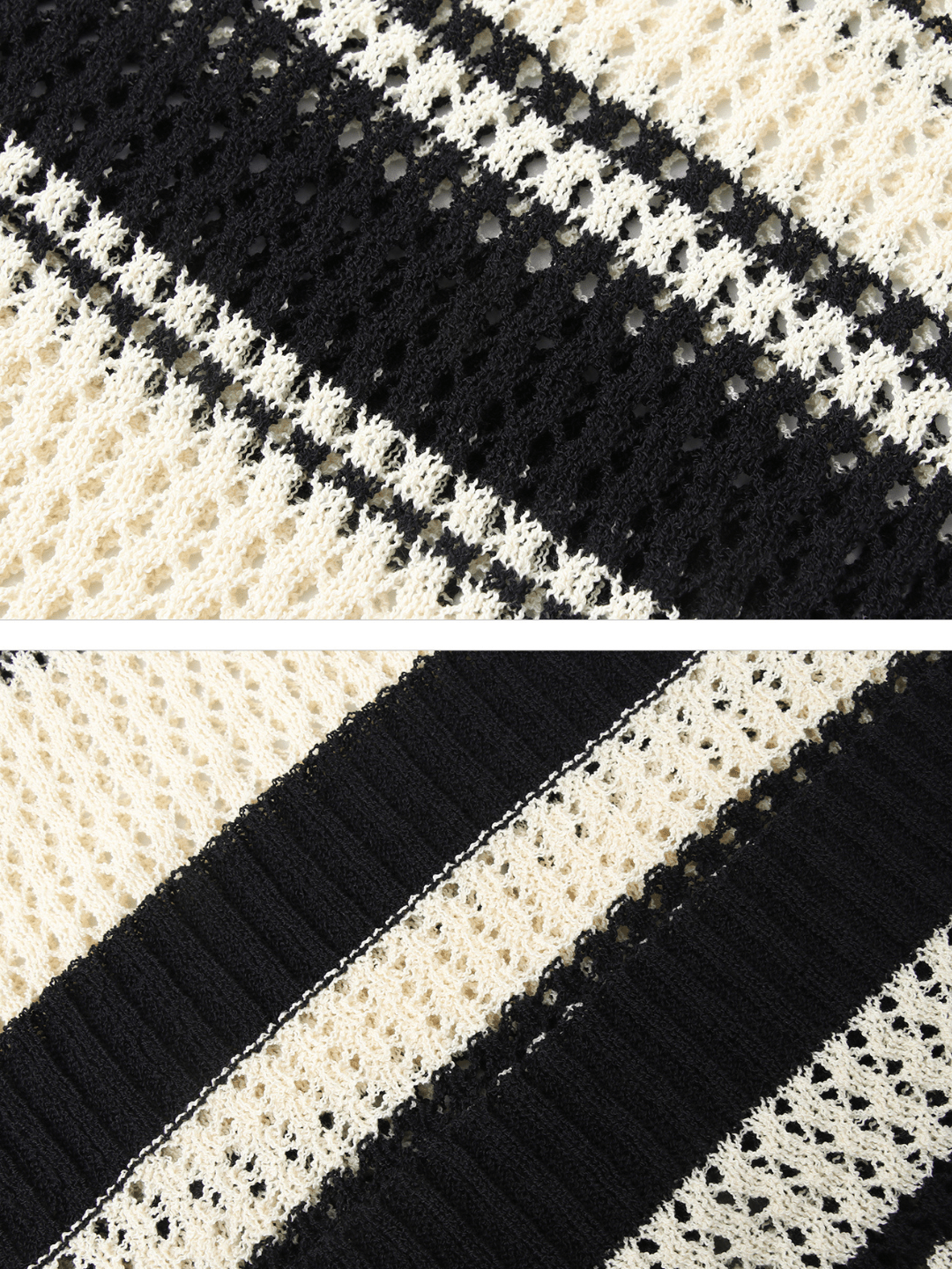 [CUIBUJU] Striped knitted undershirt na1173
