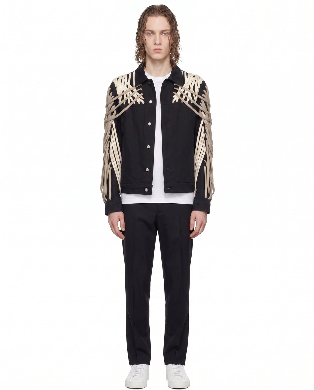 Laced Denim Jacket na2935