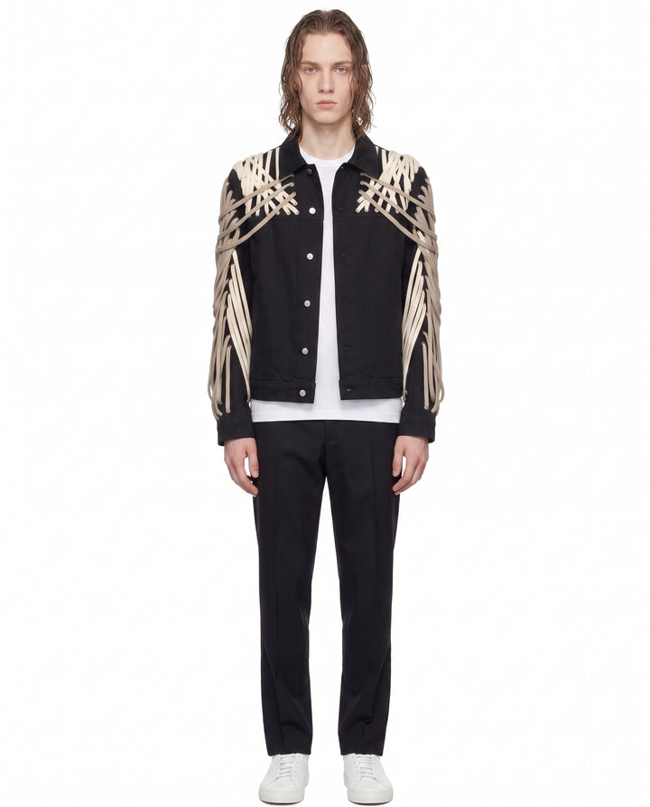 Laced Denim Jacket na2935
