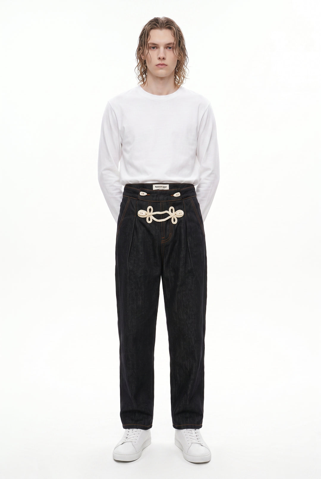 Knot Wide Jeans na2872