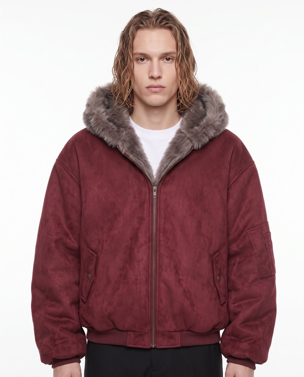 Fur Bomber Jacket na3072