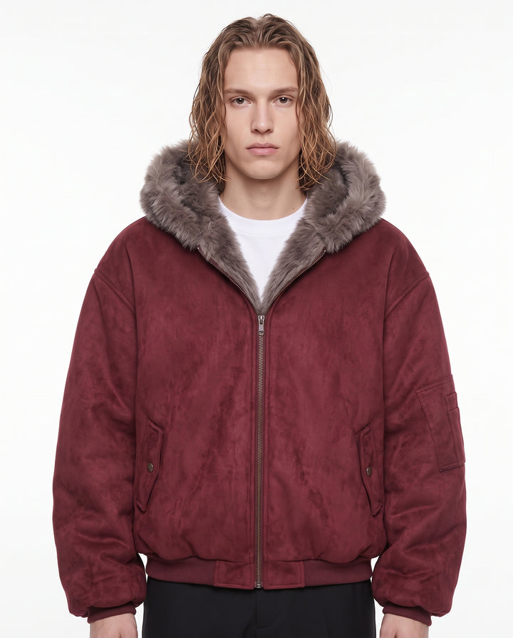 Fur Bomber Jacket na3072