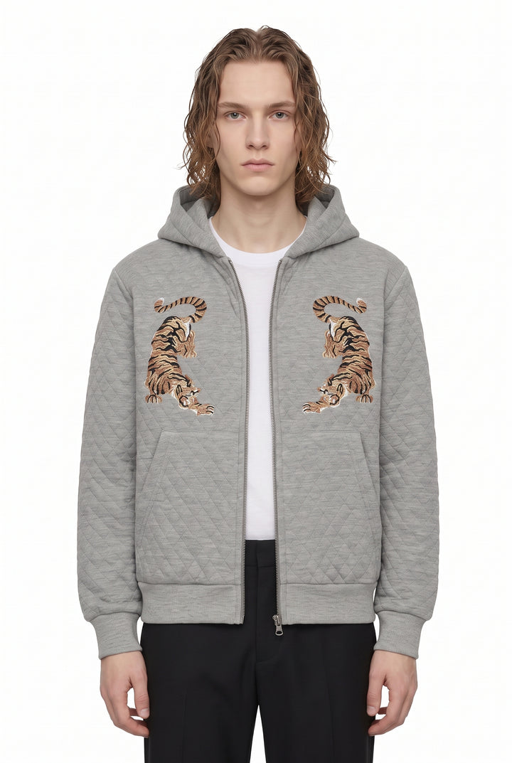 Embroidered Zip Hoodie na2820