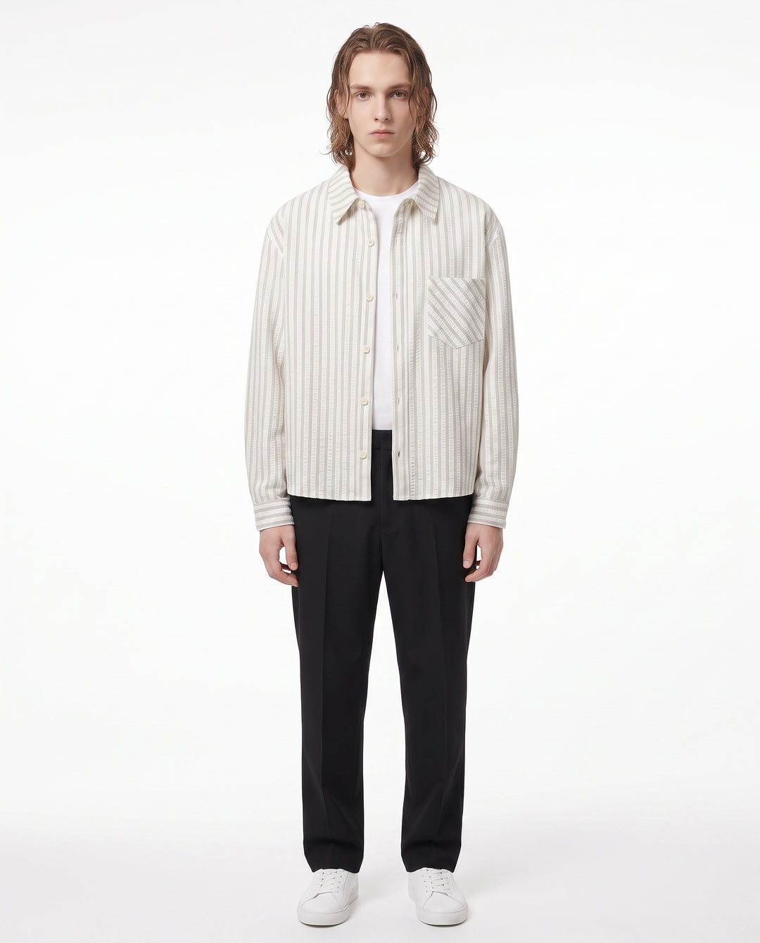Striped Casual Shirt na3015