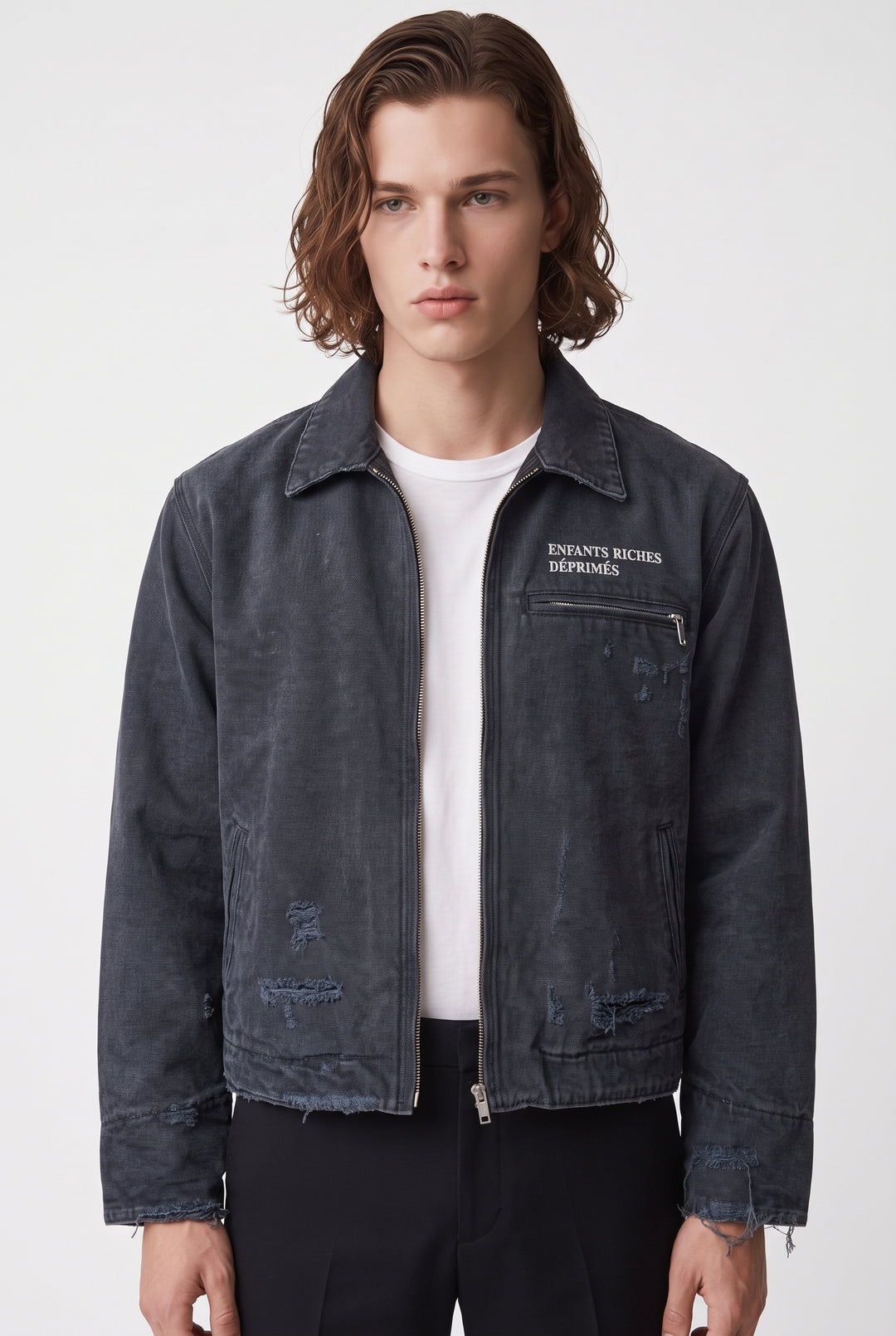 Printed Denim Jacket na2797