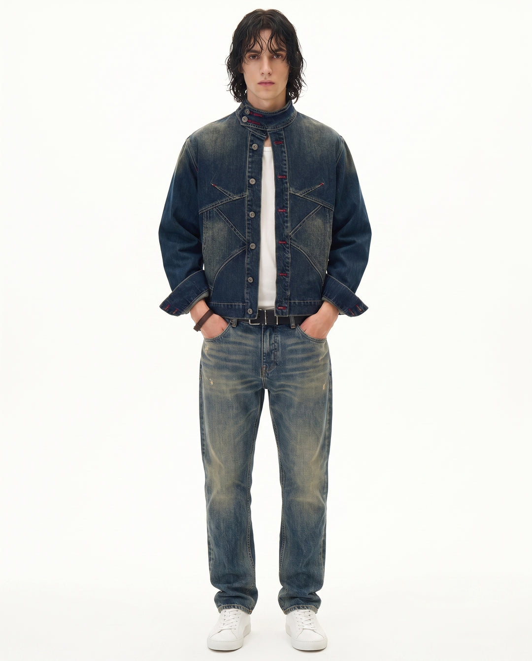 Washed Denim Jacket na2884