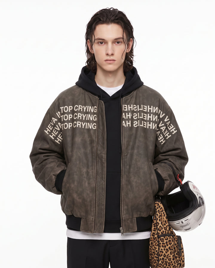 Graphic Bomber Jacket na3003