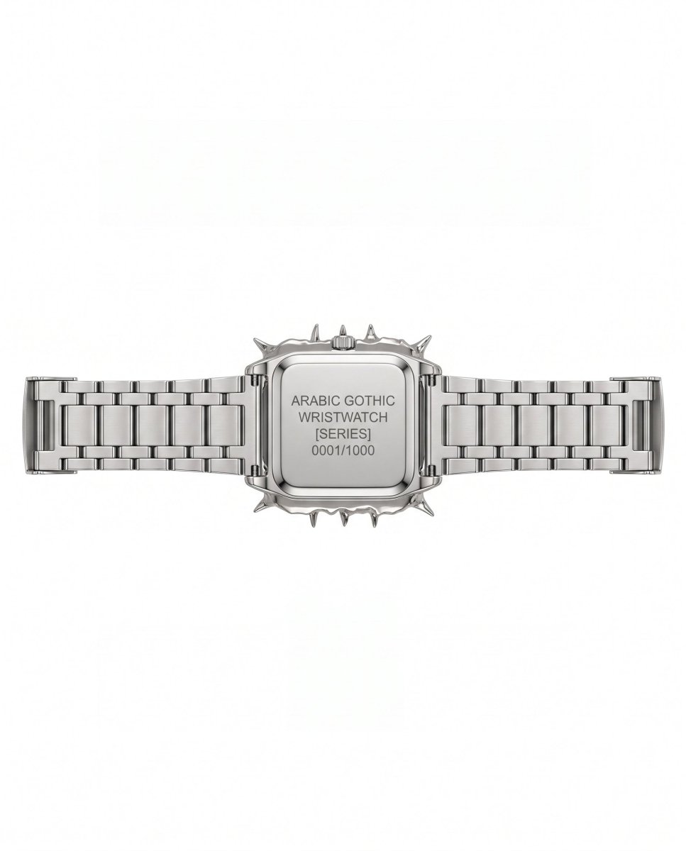 Spiked Metal Watch na3122 - band back