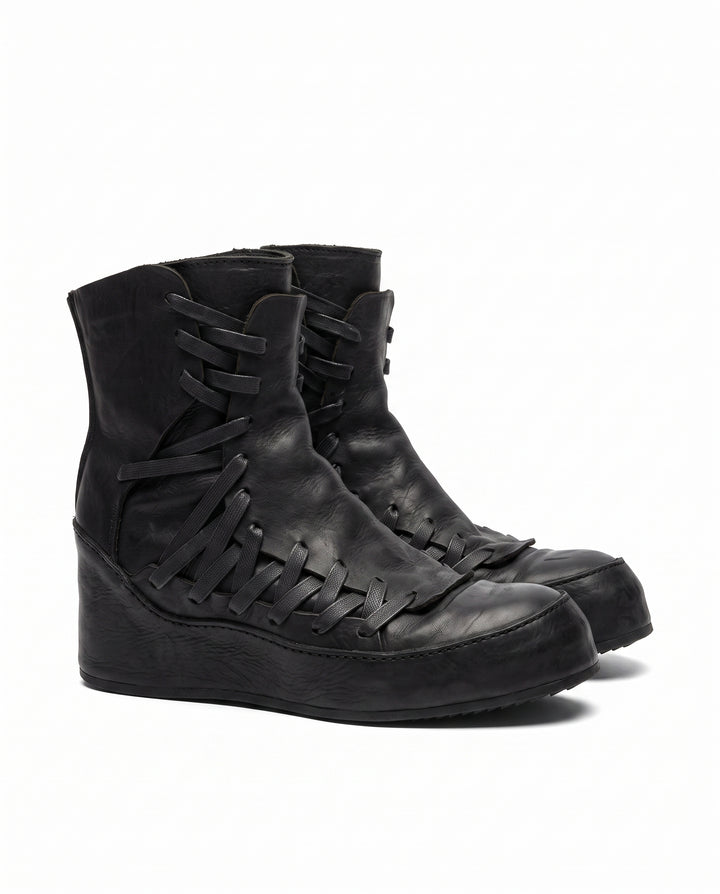 Leather Lace-up Boots na2964