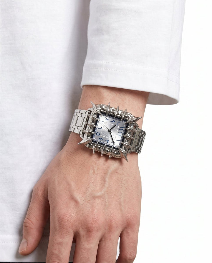 Spiked Metal Watch na3124 - worn