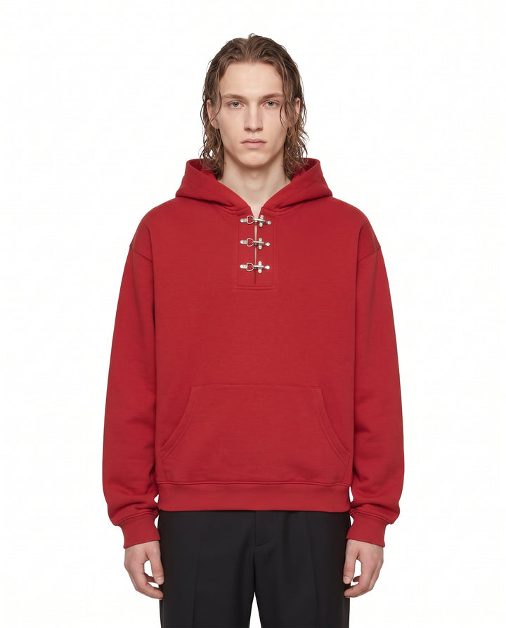 Buckle Neck Hoodie na3166