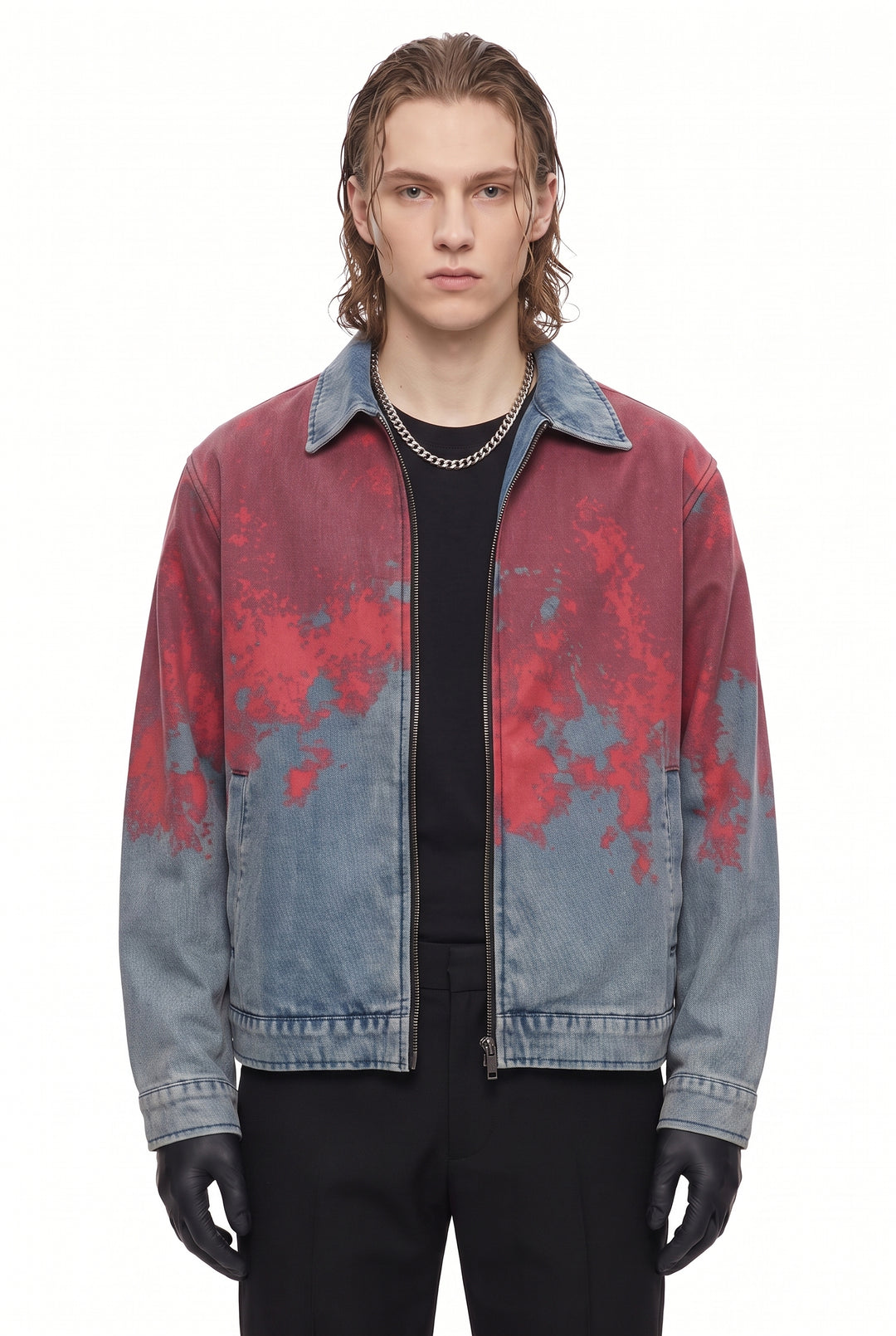 Gradient Denim Jacket na2807