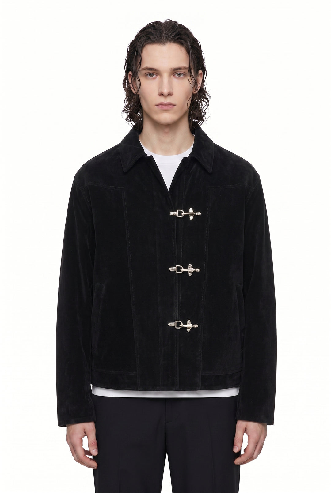 Suede Clasp Jacket na2849