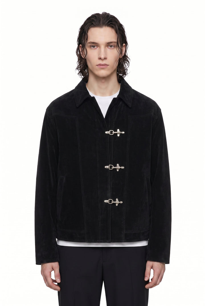 Suede Clasp Jacket na2849