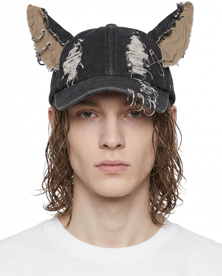 Distressed Ear Cap na3012