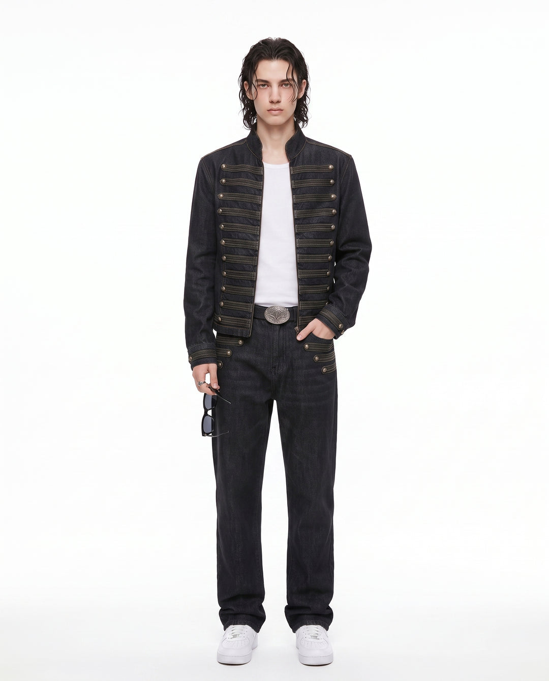 Military Denim Jacket na3101