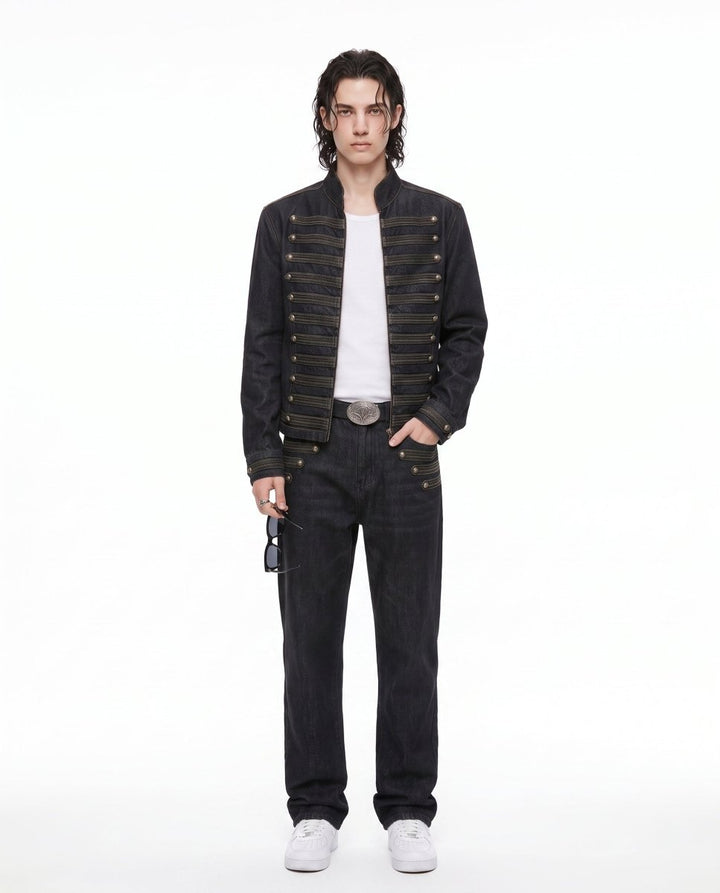 Military Denim Jacket na3101