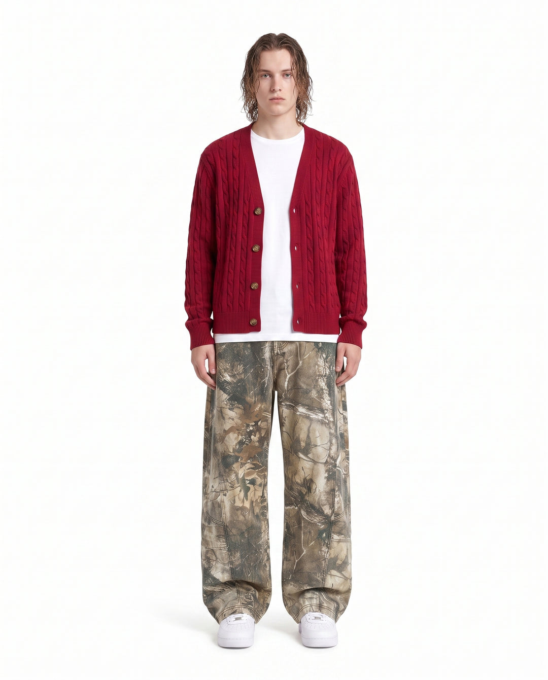 Camo Wide Pants na3008