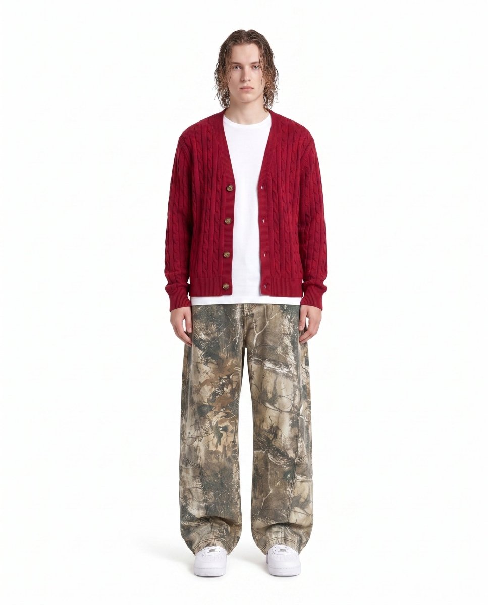 Camo Wide Pants na3008