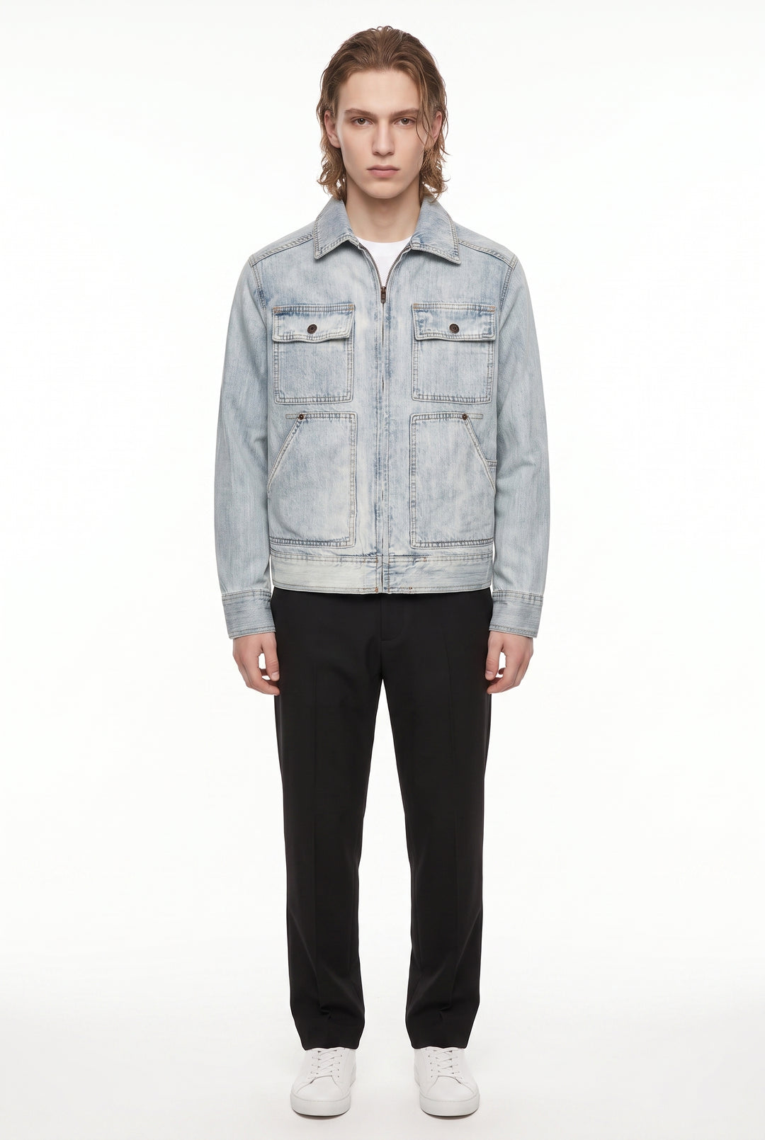 Washed Denim Jacket na2865