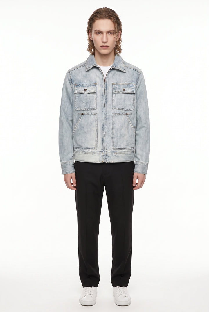 Washed Denim Jacket na2865
