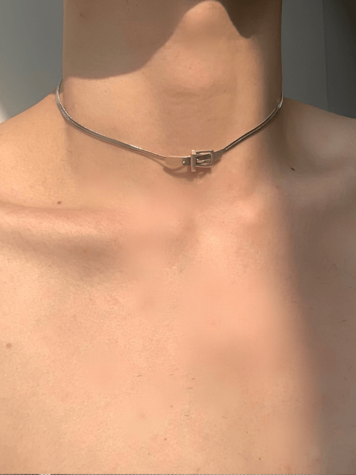 lose snake bone necklace na1291