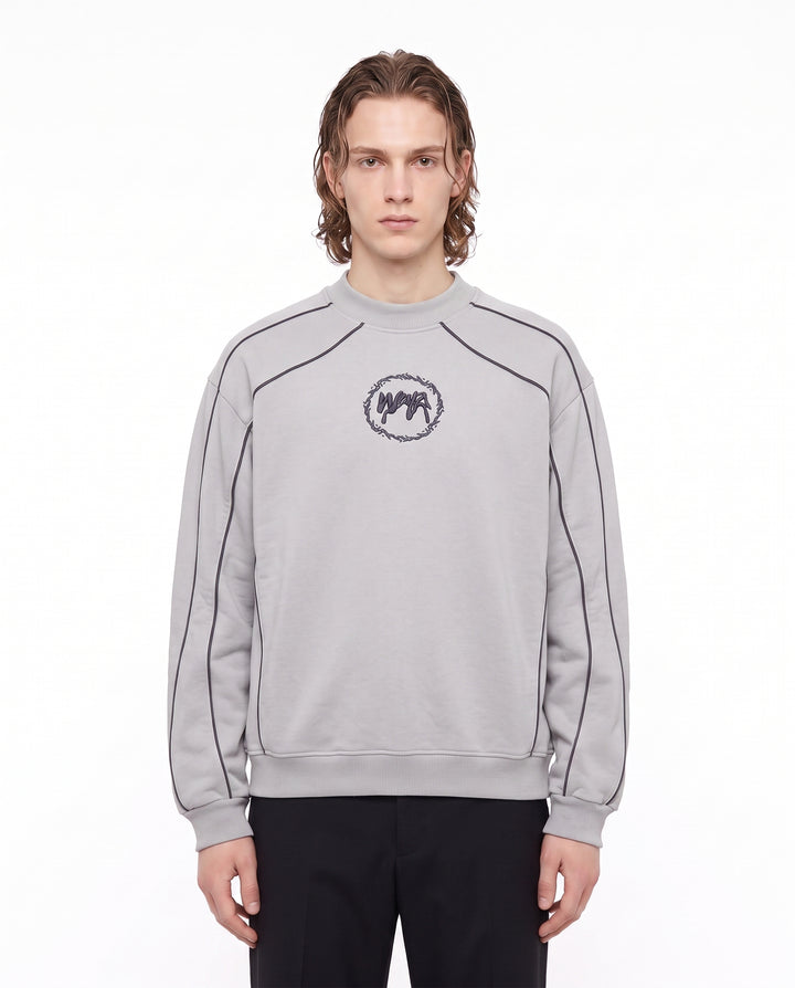 Piping Graphic Sweatshirt na2947