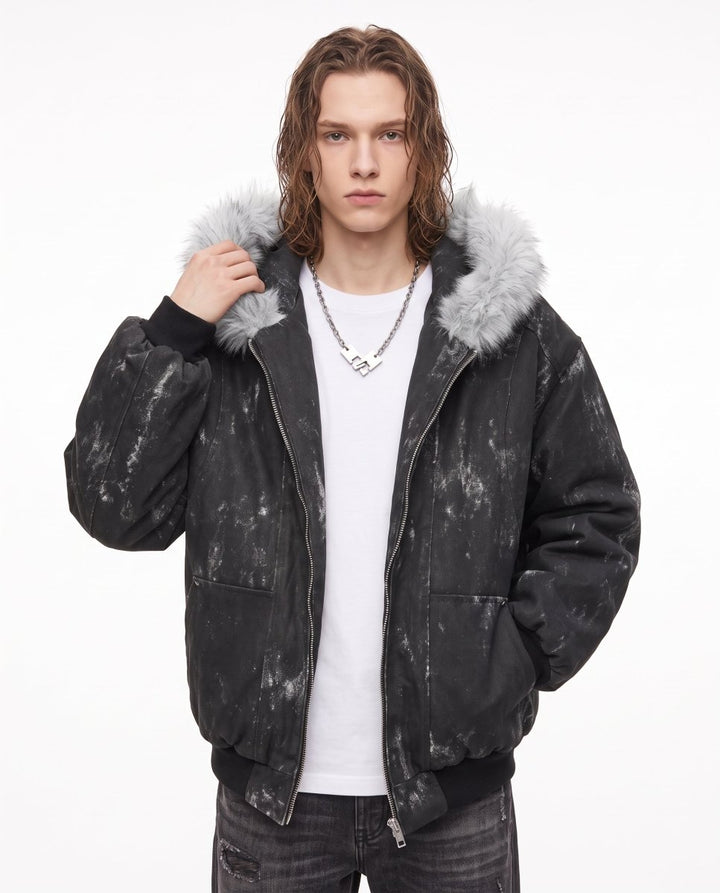 Fur Hooded Jacket na3231