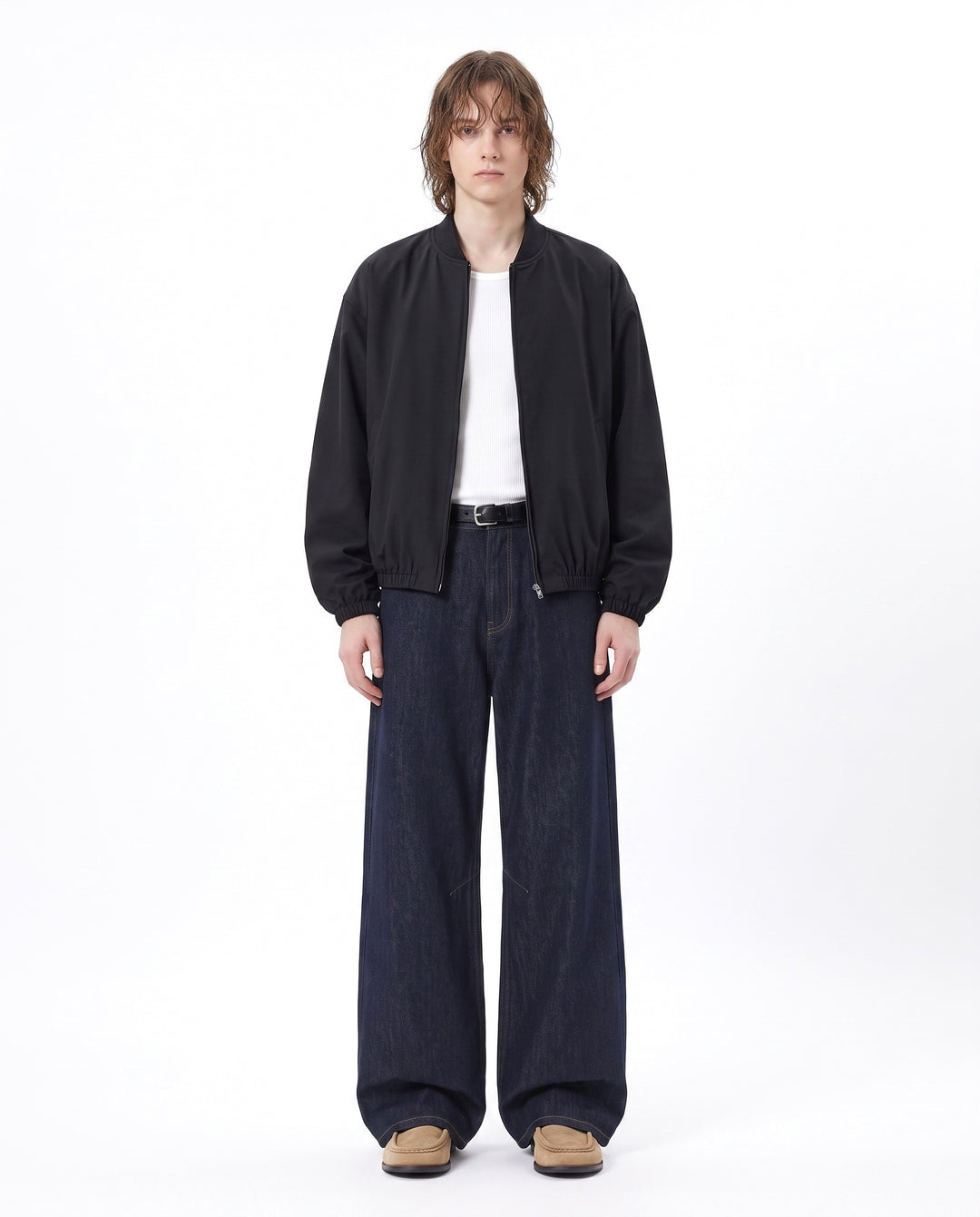 Wide Denim Jeans na3006