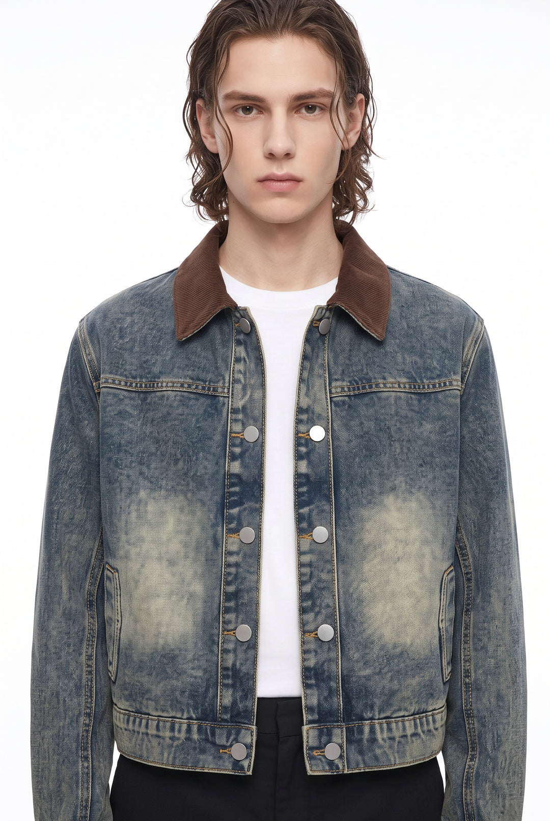 Corduroy Denim Jacket na2851