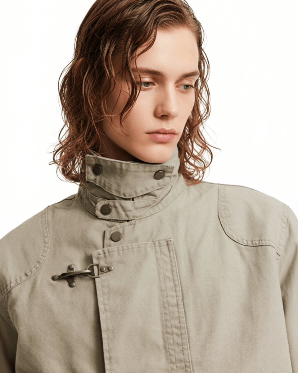 Asymmetry Tactical Toggle Jacket na2261