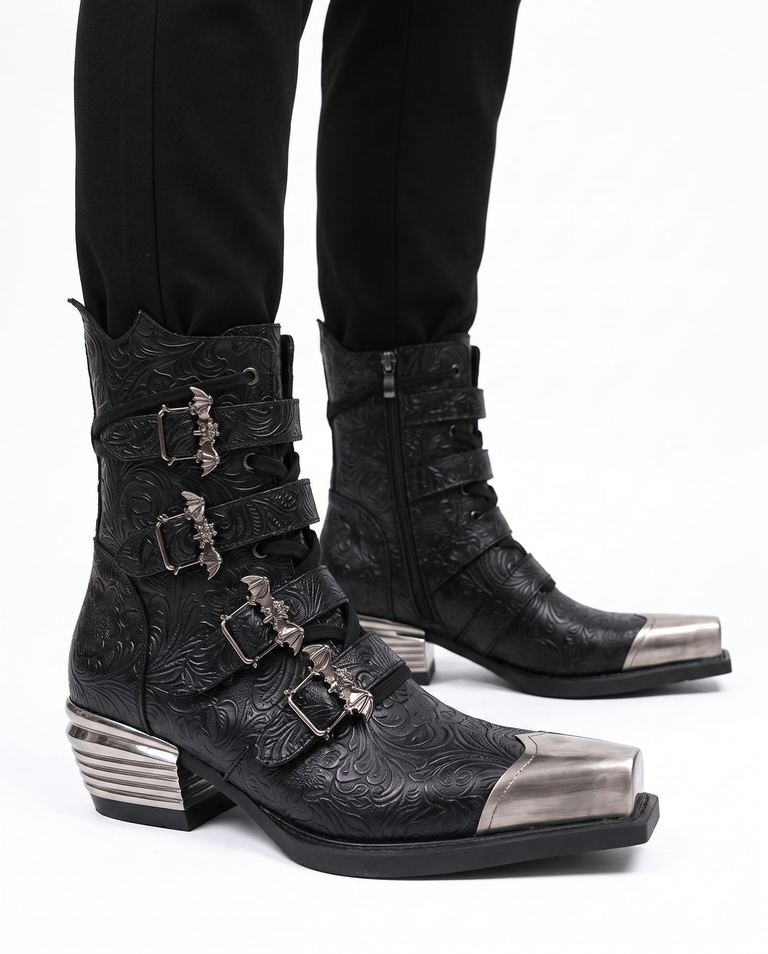Gothic Buckle Boots na2955
