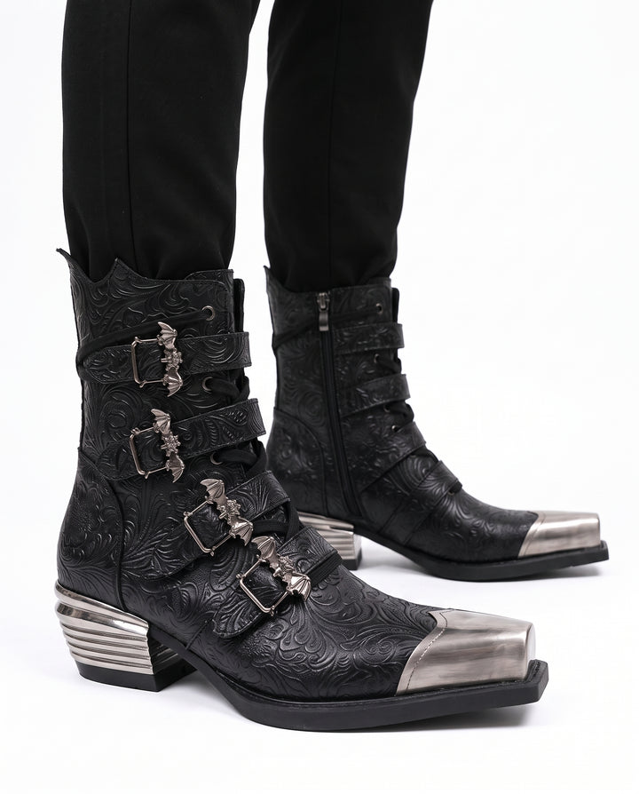 Gothic Buckle Boots na2955