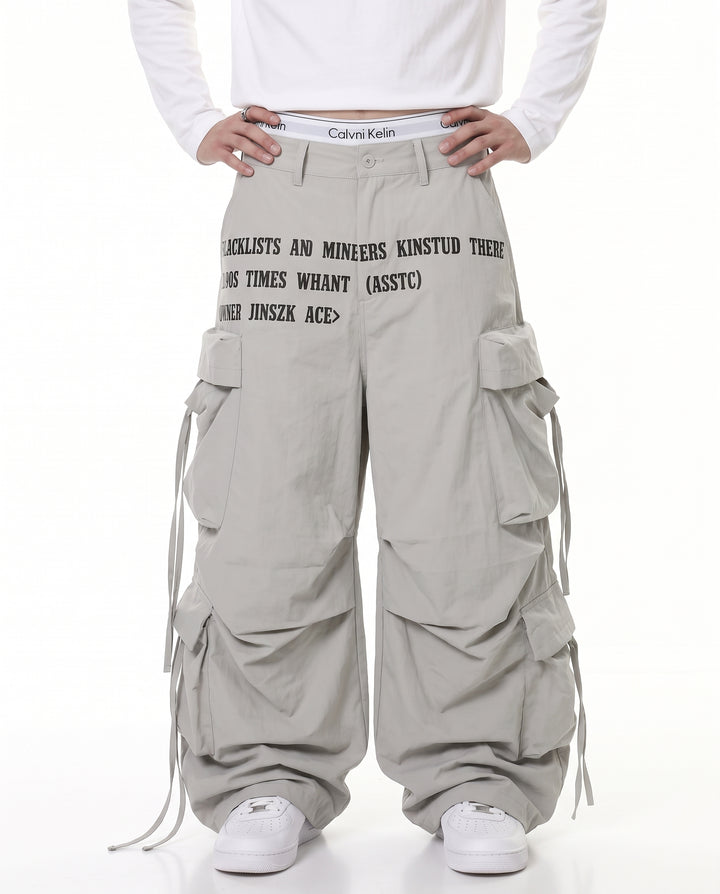 Wide Cargo Pants na3229