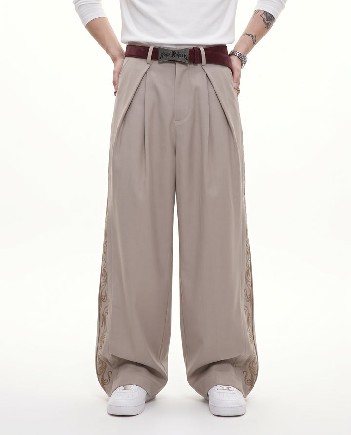 Embroidered Wide Pants na3205